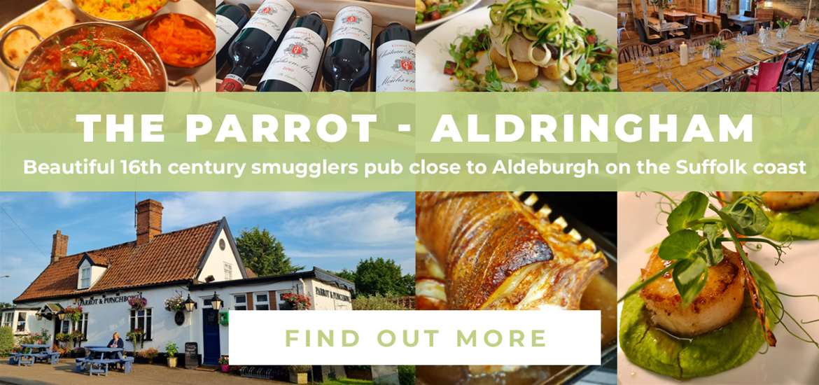 Banner Advertisement - The Parrot - Aldringham - Suffolk