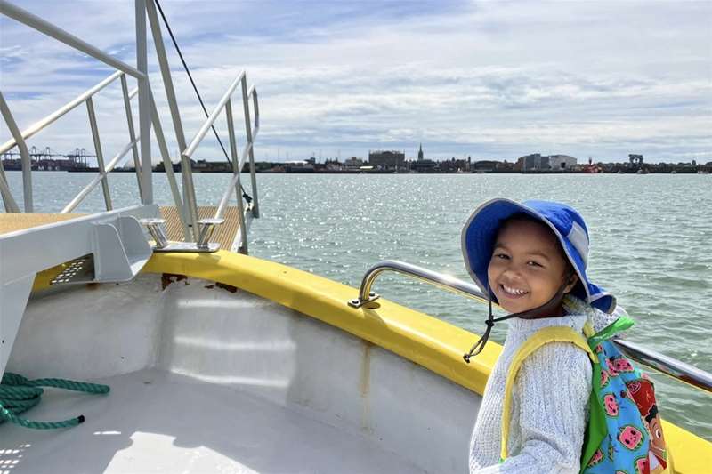 Harwich Harbour Ferry Rides - Child on ferry