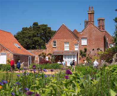 The Red House in summer