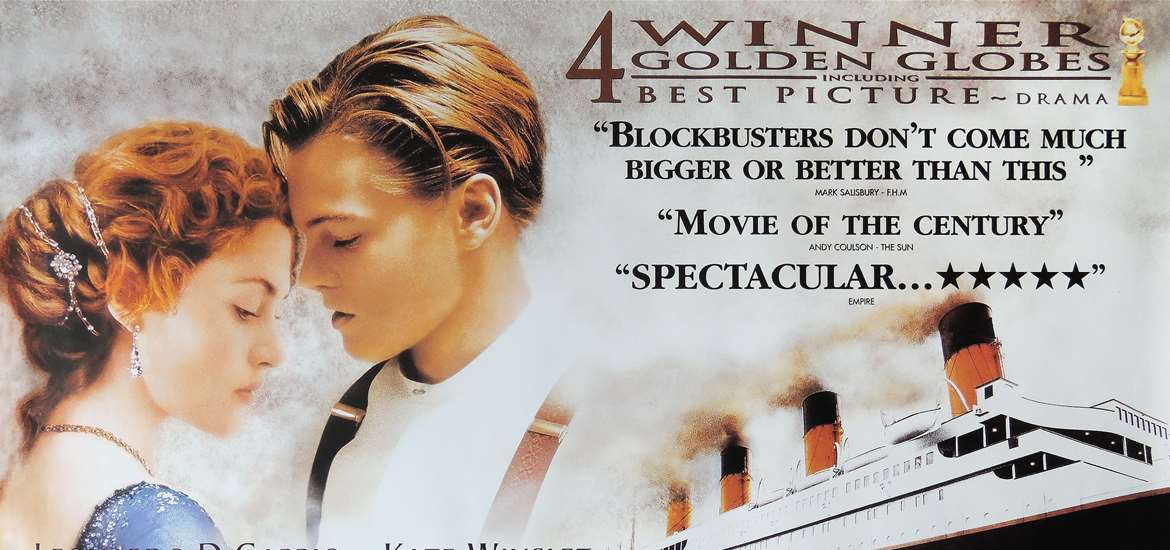 20th Anniversary screening of Titanic 10 September at 6pm